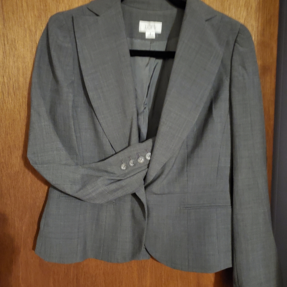 LOFT Heather grey blazer
